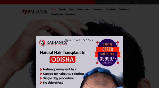 radiancehairclinics.com