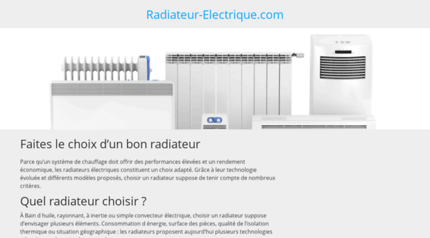 radiateur--electrique.com