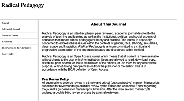 radicalpedagogy.org