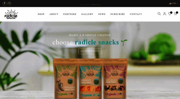 radiclesnacks.com