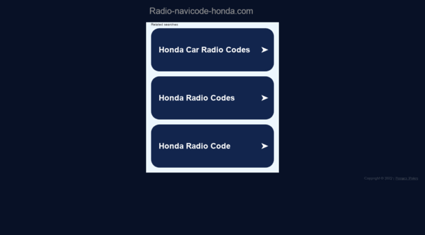 radio-navicode-honda.com