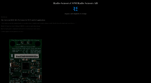radio-sensors.com
