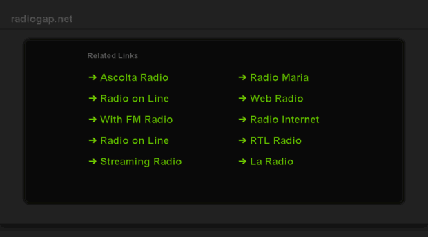 radiogap.net