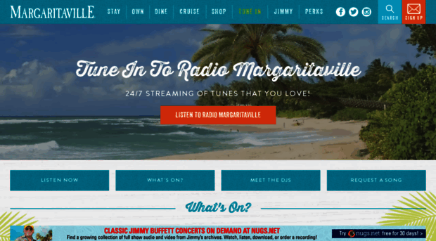 radiomargaritaville.com
