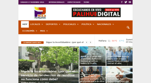 radiopalihue.com.ar
