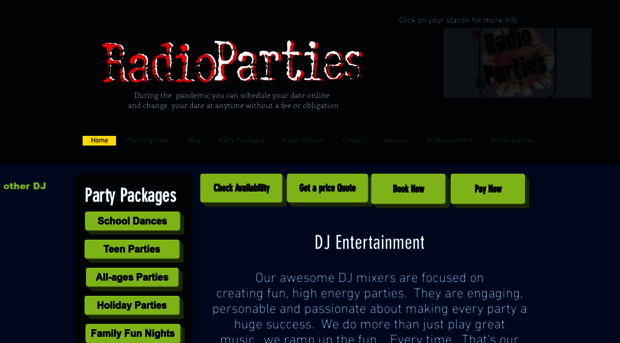 radioparties.com