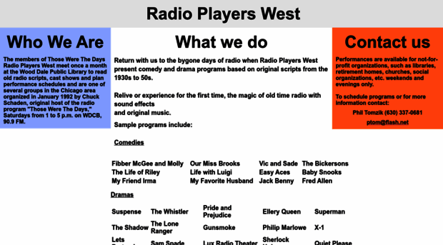 radioplayerswest.org