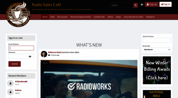 radiosalescafe.com