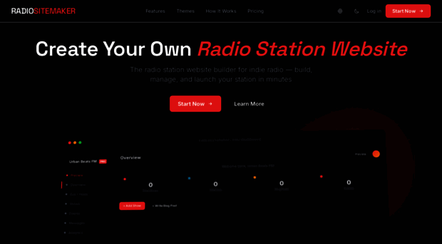 radiositemaker.com - Radio Maker — Build Your Radio... - Radio Site Maker