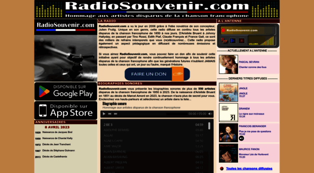 radiosouvenir.com