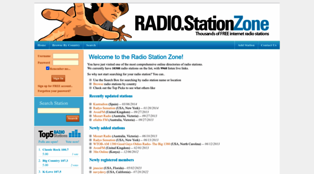 radiostationzone.com