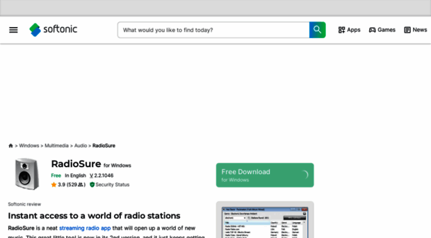 radiosure.en.softonic.com