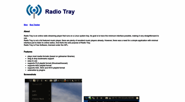 radiotray.sourceforge.net