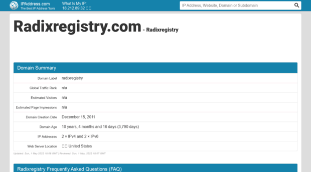 radixregistry.com.ipaddress.com