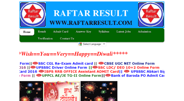 raftarresult.com