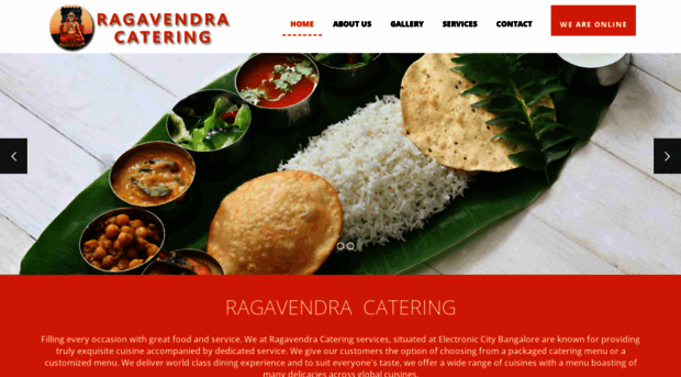 ragavendracatering.com