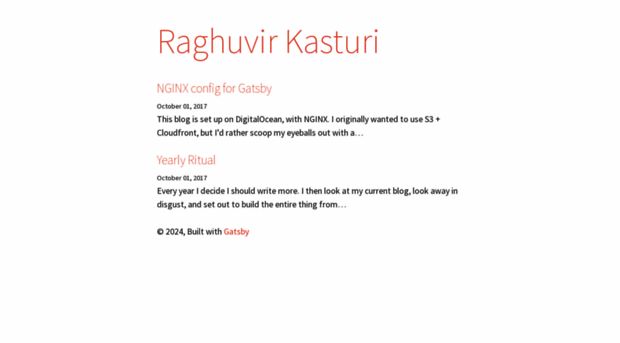 raghuvirkasturi.com