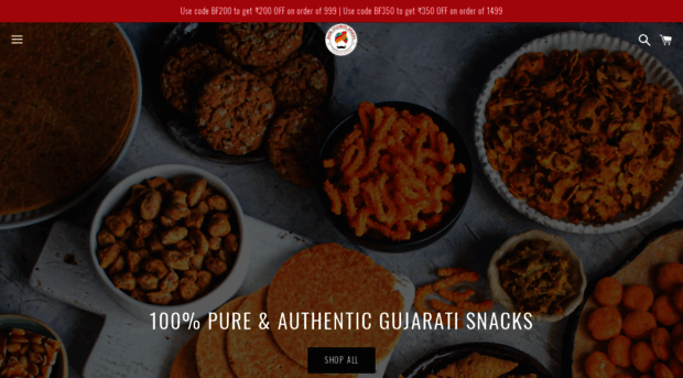 rahegujaratisnacks.com