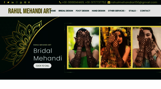 rahulmehandiartist.com