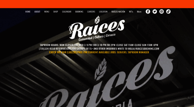 raicesbrewing.com