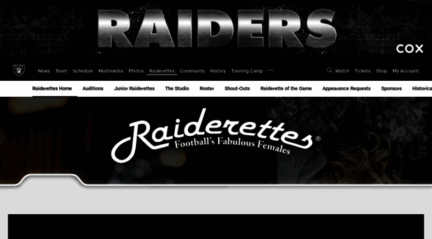 raiderettes.raiders.com