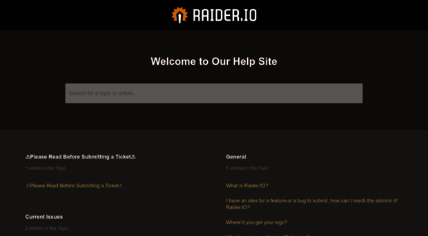 raiderio.reamaze.com