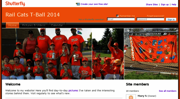 railcatstball2014.shutterfly.com