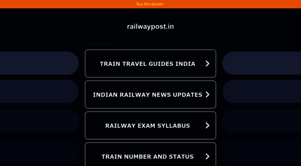 railway.railwaypost.in