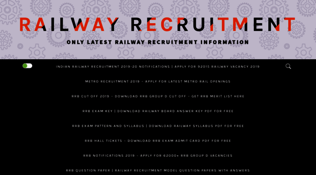 railwayrecruitment.info