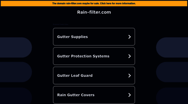 rain-filter.com