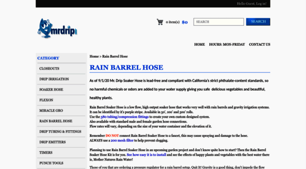 rainbarrelsoakerhose.com