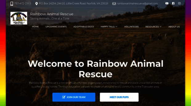 rainbowanimalrescue.net