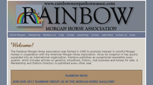 rainbowmorganhorseassoc.com