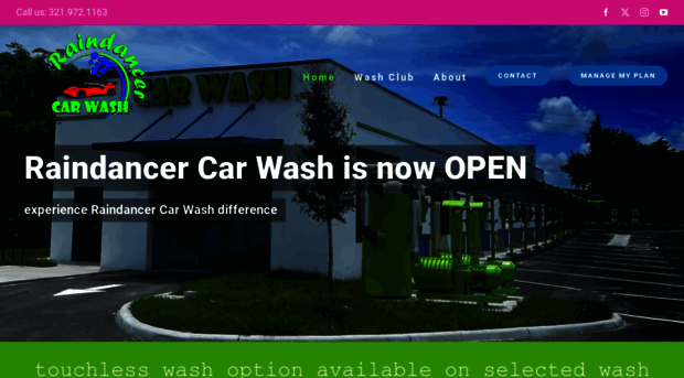 raindancercarwash.com