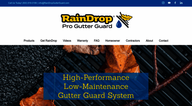 raindropgutterguard.com