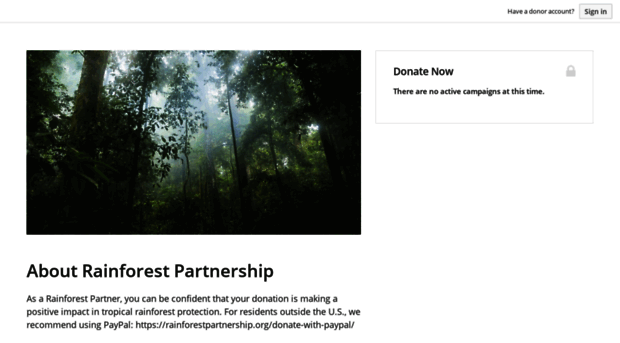 rainforestpartnership.kindful.com