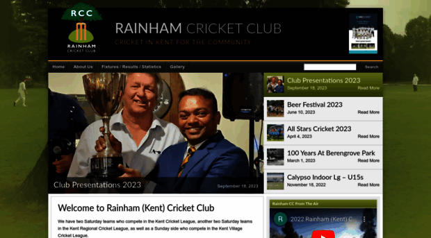 rainhamcricketclub.com