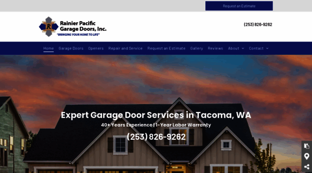 rainierpacificgaragedoors.com