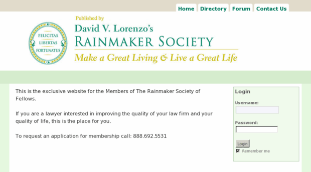 rainmakersociety.com