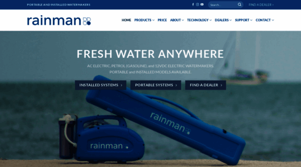 rainmanwatermakers.com