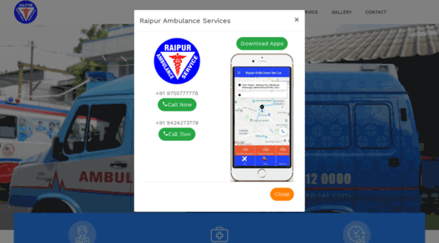 raipurambulance.com