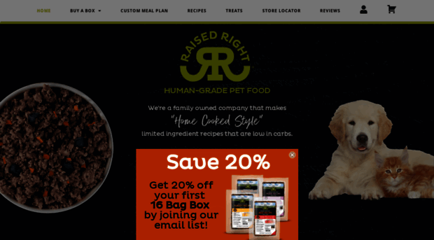 raisedrightpets.com