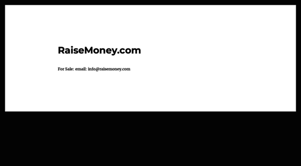 raisemoney.com