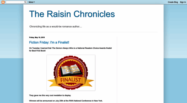 raisinchronicles.blogspot.com