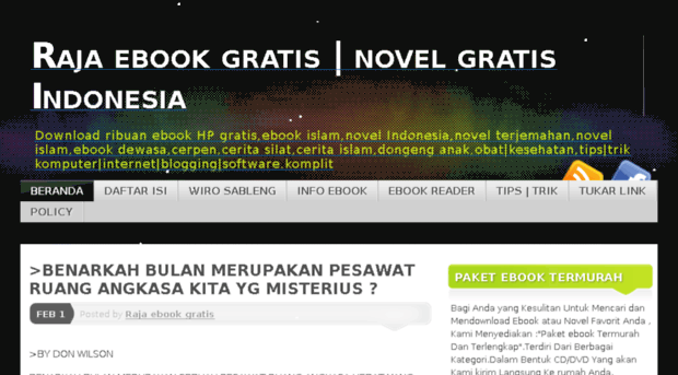 download ebook novel terjemahan gratis