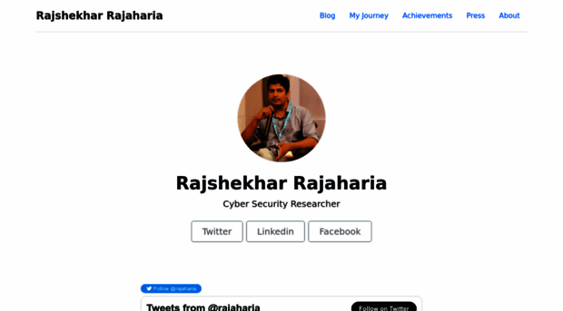 rajaharia.com