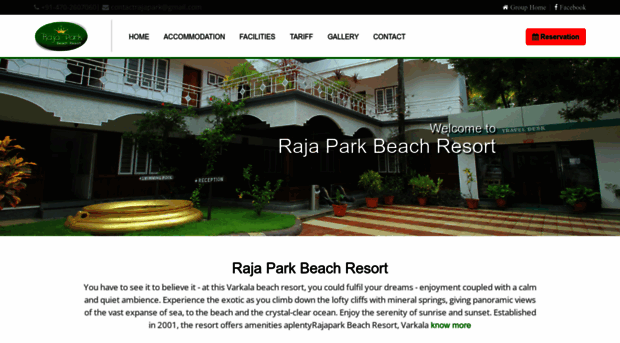 rajaparkbeachresort.com