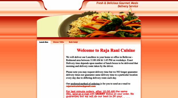 rajaranicuisine.com