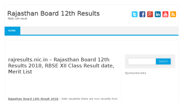 rajasthan-board.12thresultnic.in