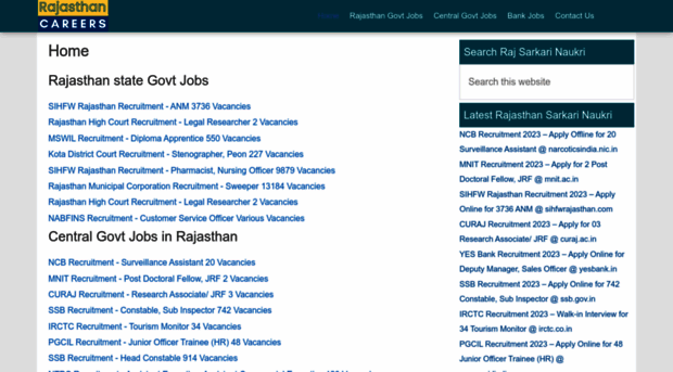 rajasthancareers.in